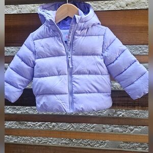 The Children's Place Purple Puffer Jacket